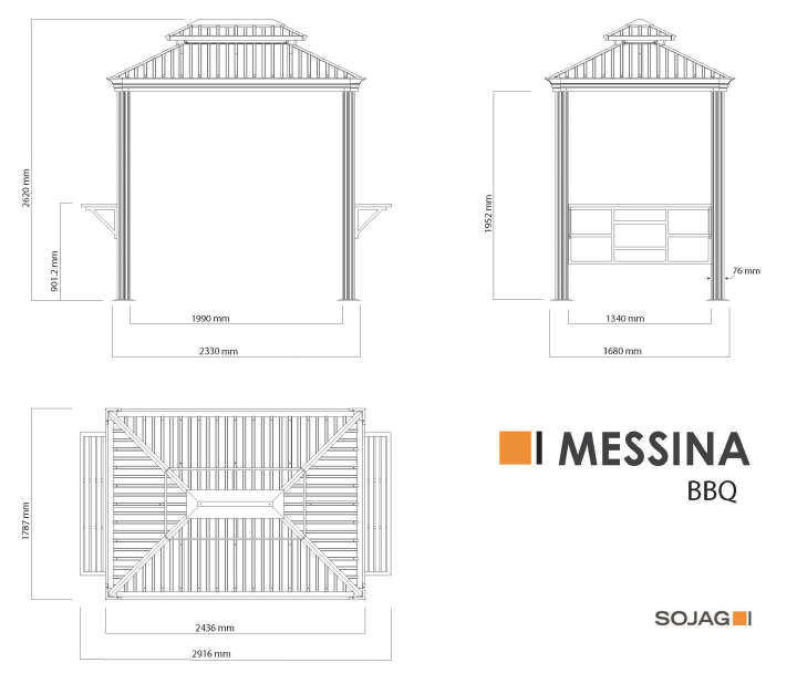 SOJAG Pavillon Messina BBQ